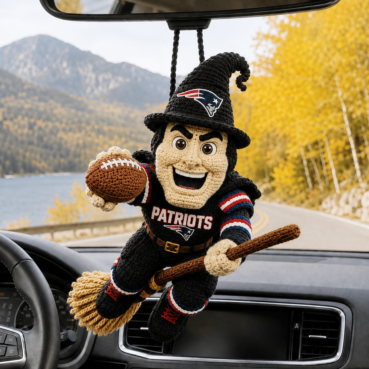 Premium NFL NEP Halloween Mascot Car Ornament