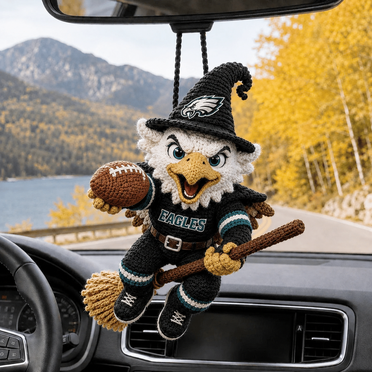 Premium NFL PE Halloween Mascot Car Ornament