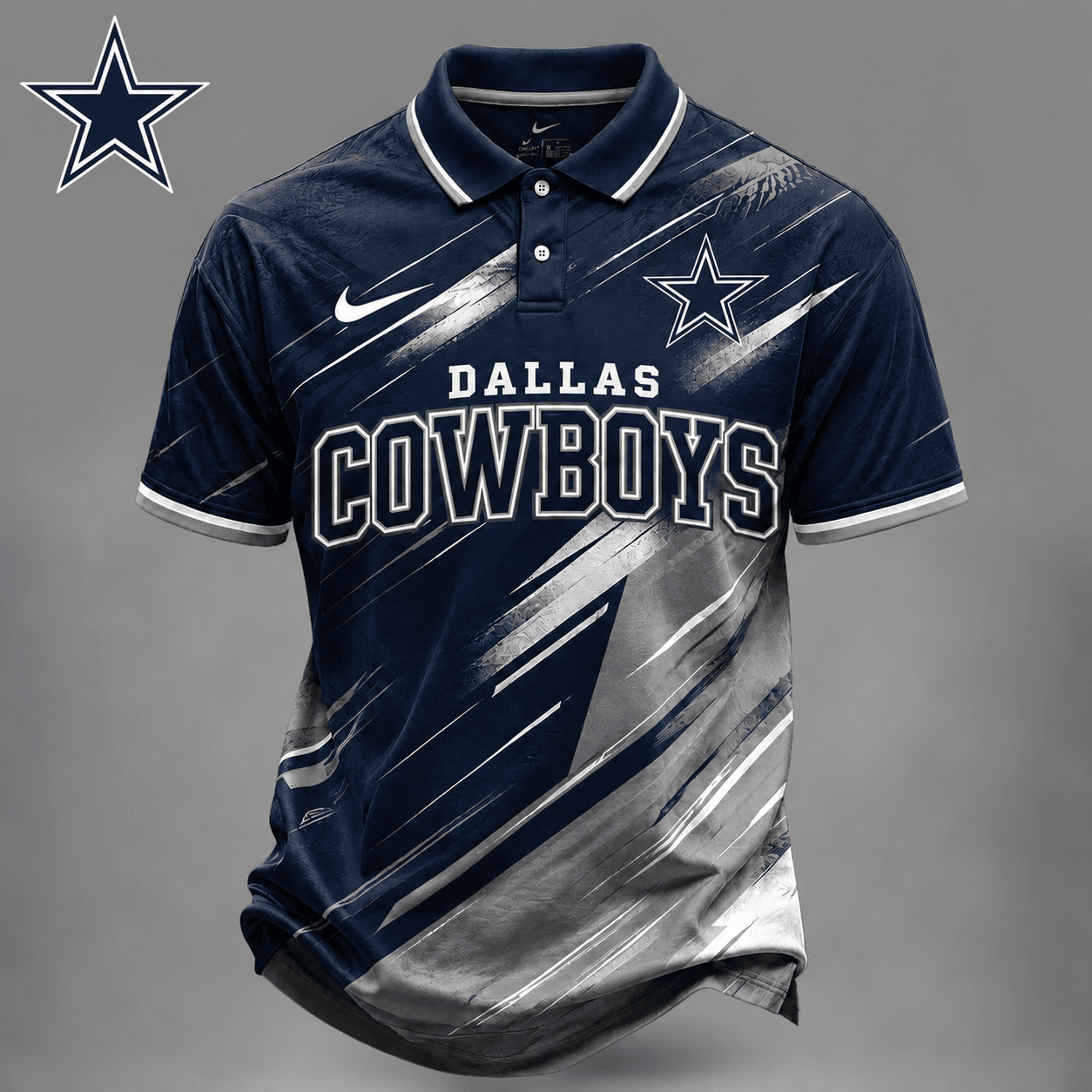 Premium NFL X DAL EXCLUSIVE Bold Stripe Polo Shirt