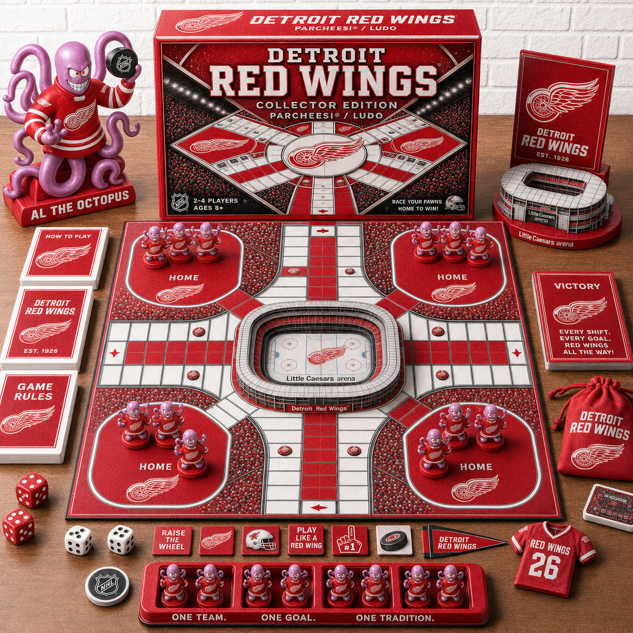 Premium NHL DRW Collector’s Edition Parcheesi Board Game