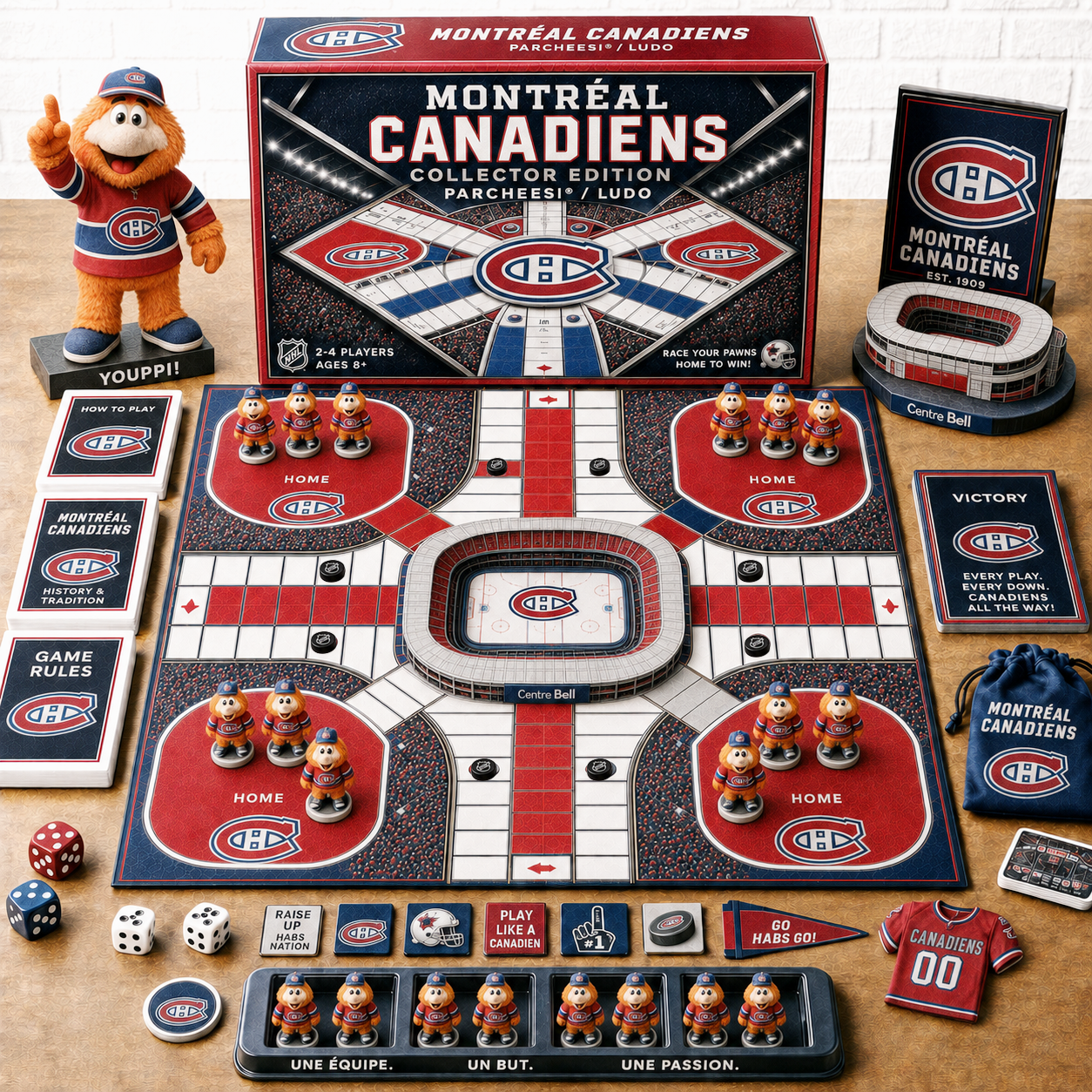 Premium NHL MC Collector’s Edition Parcheesi Board Game