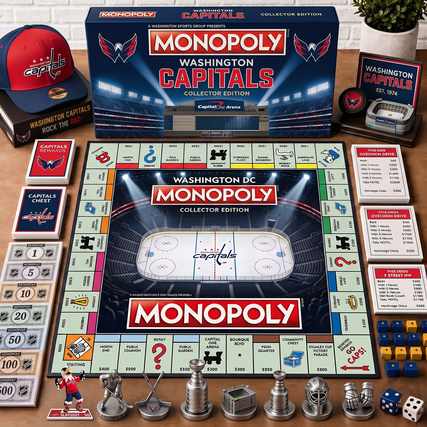 Premium NHL WC Monopoly Collector’s Edition Board Game