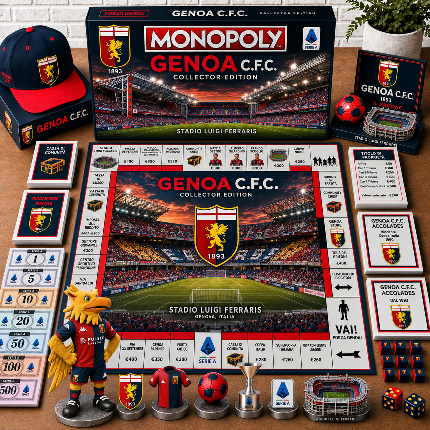 Premium Serie A GEO Monopoly Collector’s Edition Board Game