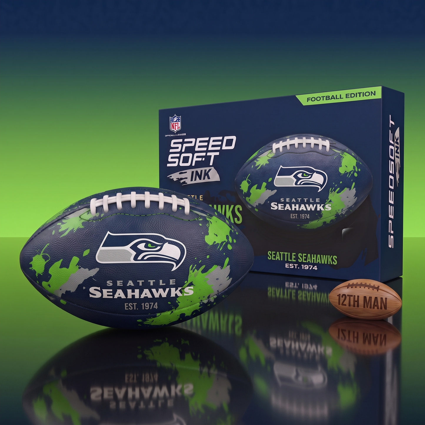 SEA X NFL Champion Series Football – Custom Edition 2207 NAK NHT
