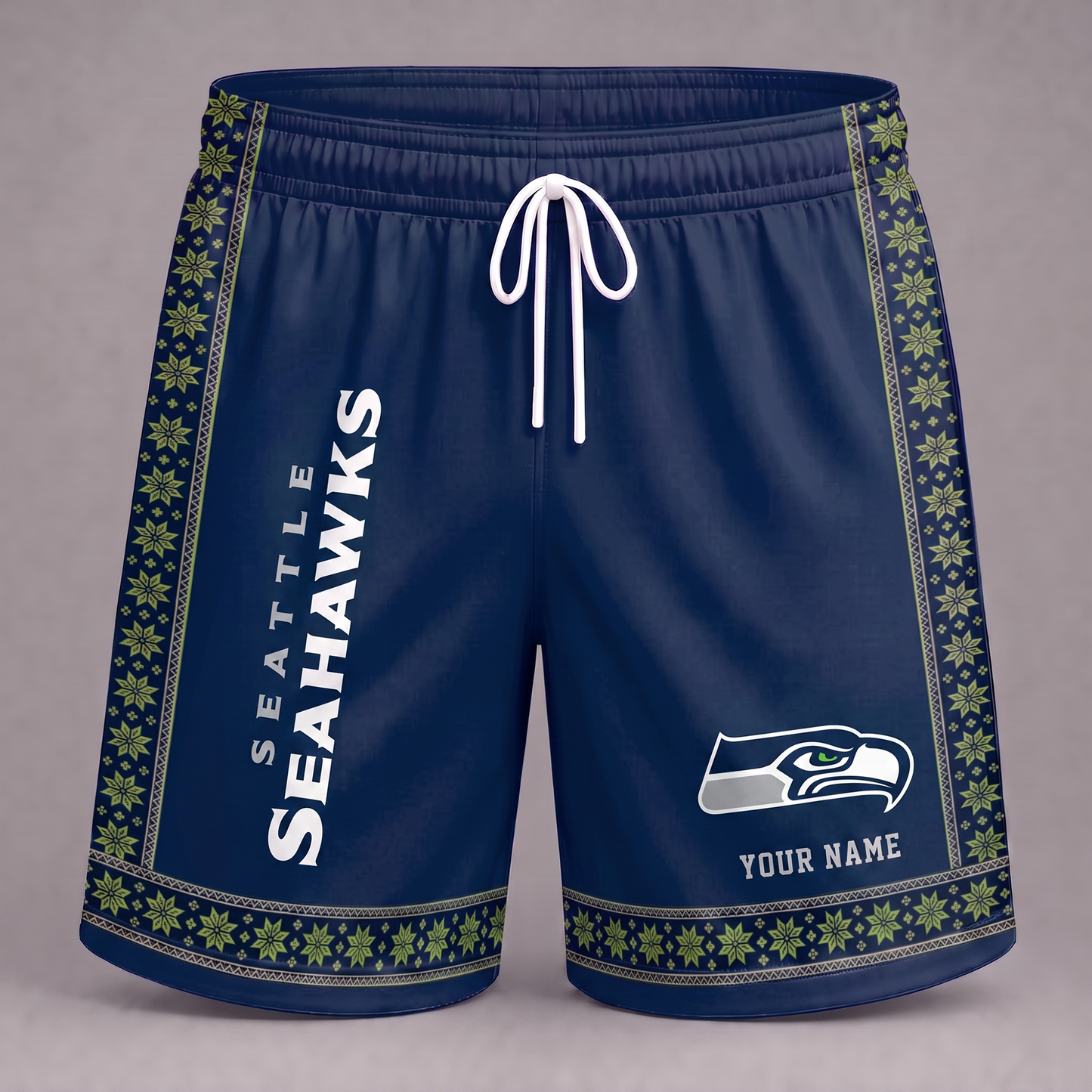 SEA X NFL New Pattern Short Pants Custom Any Name