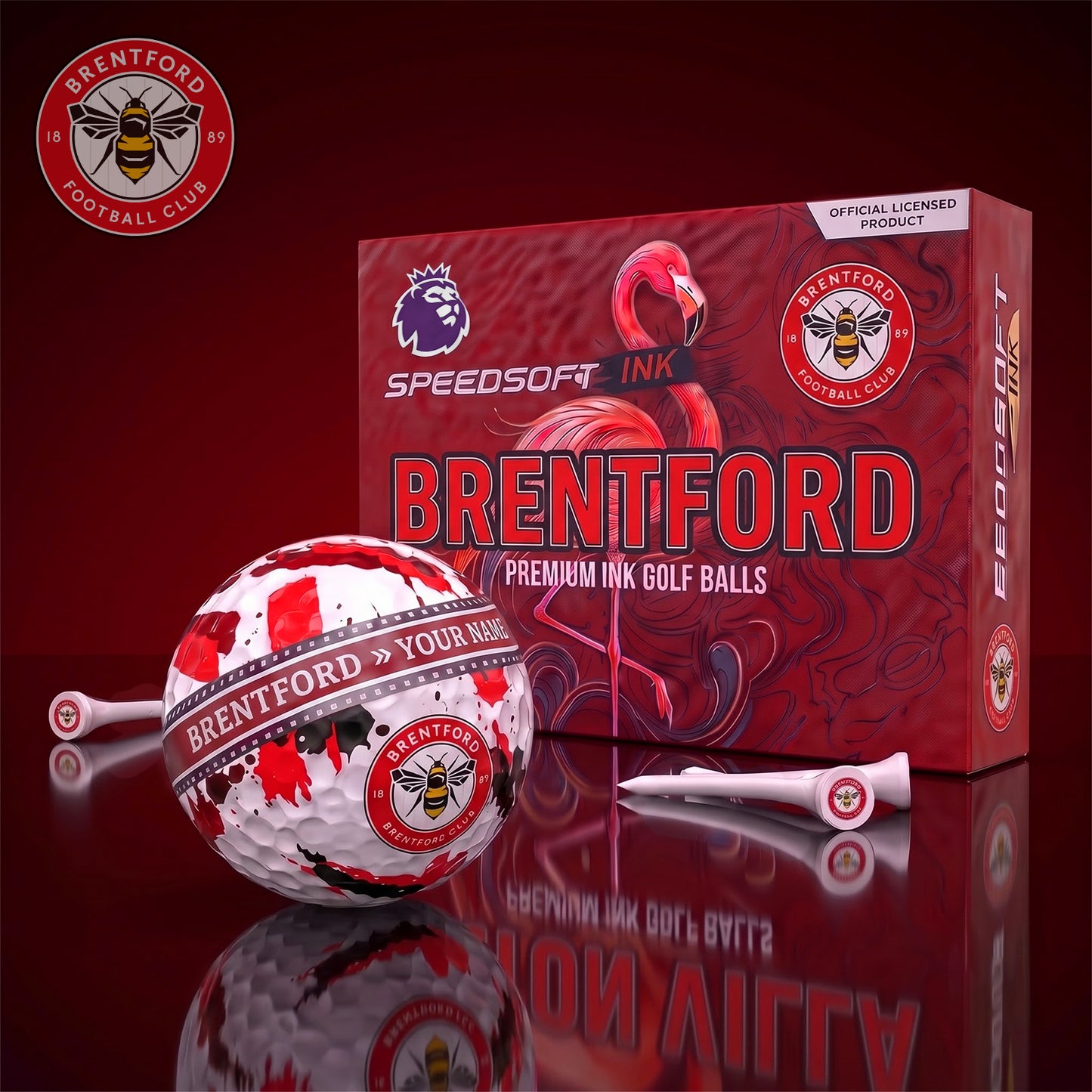 SIGNATURE EPL X BRE DELUXE PERSONALIZED GOLF BALL SET LIMITED EDITION