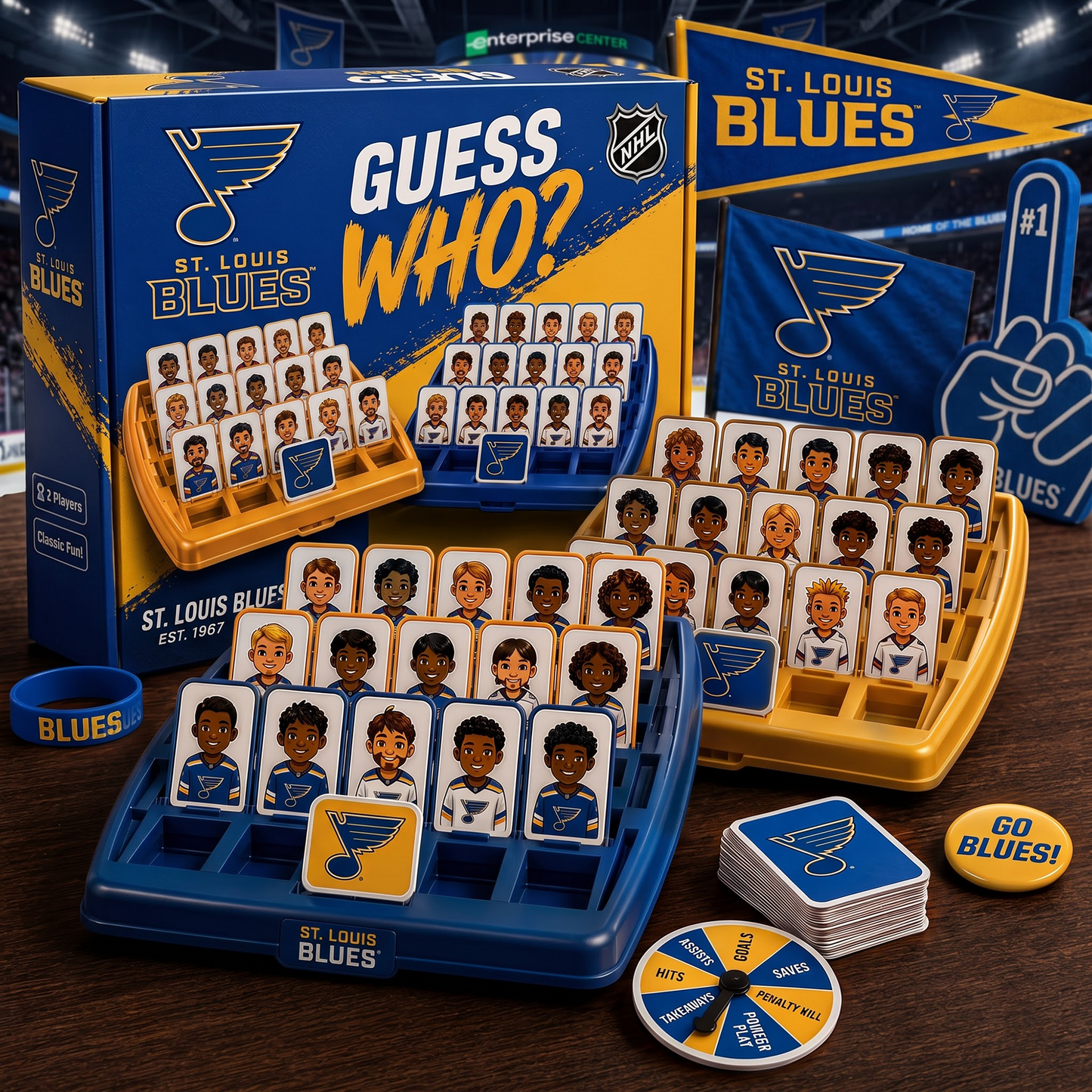 SLB_NHL ELITE FAN GUESS WHO BOARD GAME – COLLECTOR EDITION
