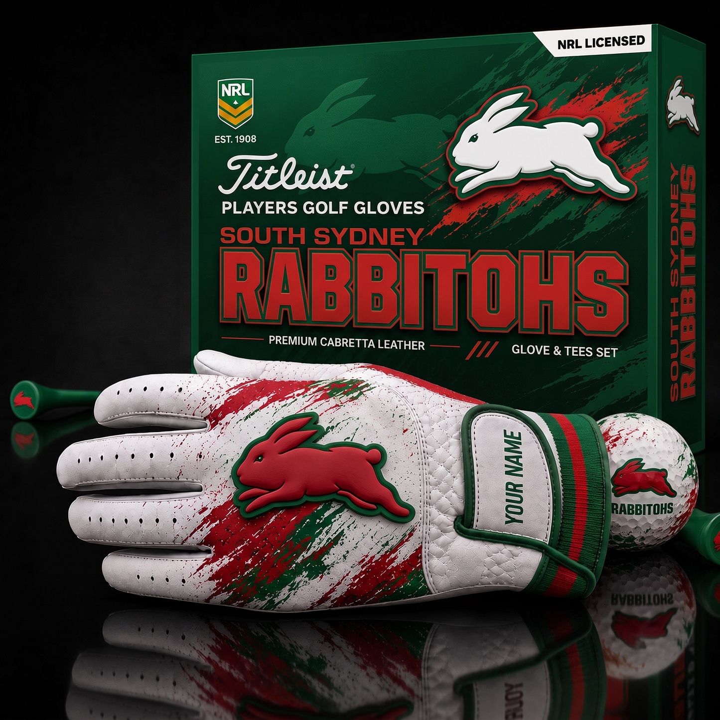 SOU LUXURY PERSONALIZED GOLF GLOVE SET LIMITED EDTION