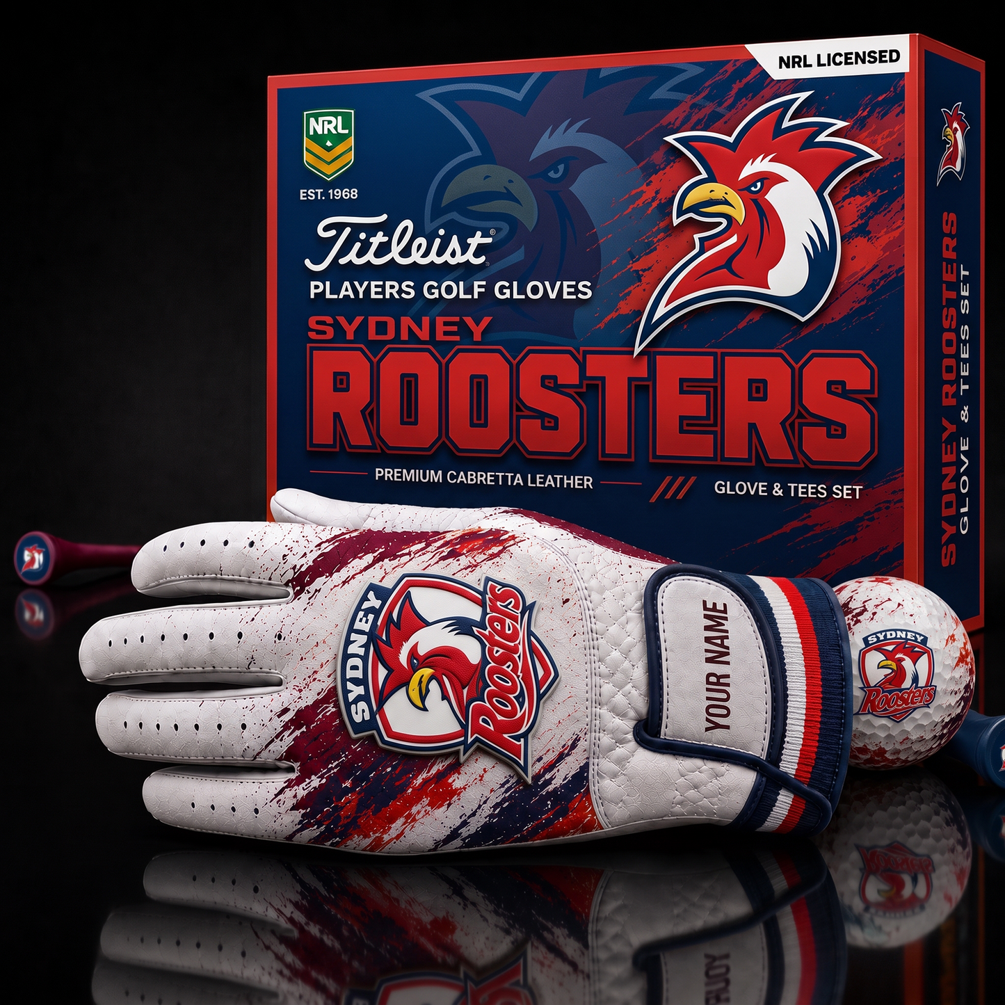 SYD LUXURY PERSONALIZED GOLF GLOVE SET LIMITED EDTION
