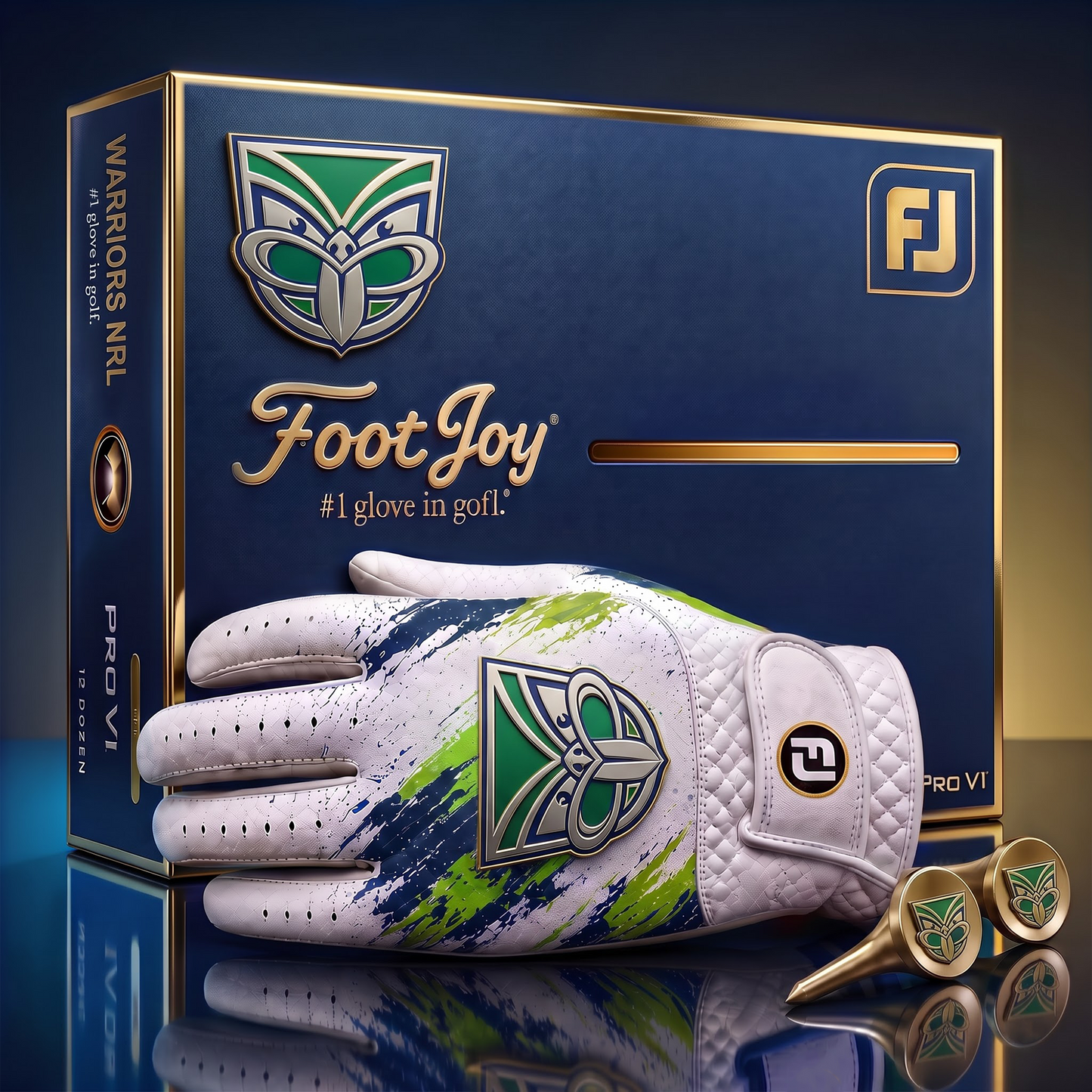 WA_SIGNATURE NRL DELUXE PERSONALIZED GOLF GLOVE SET LIMITED EDITION