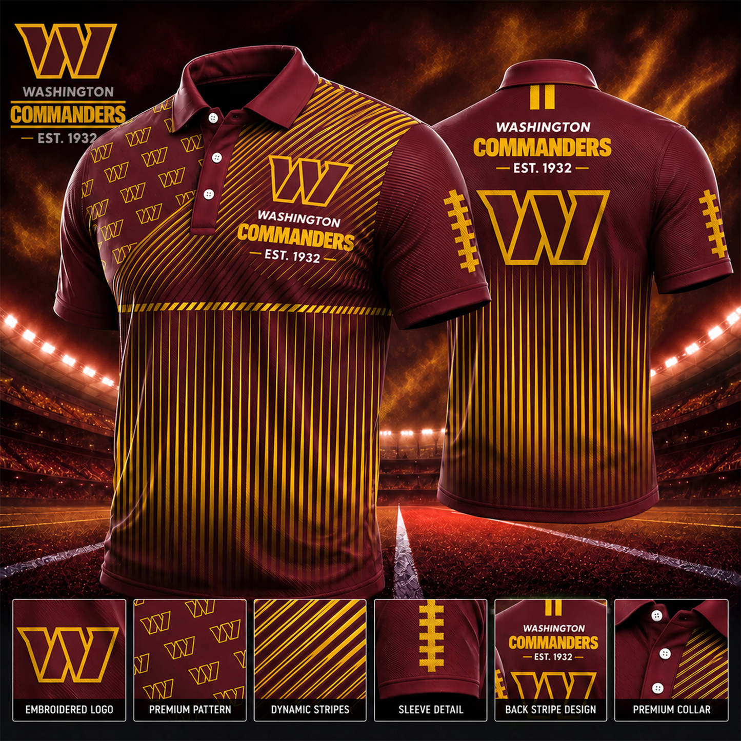 WC_NFL Premium Polo Shirt – Limited Edition