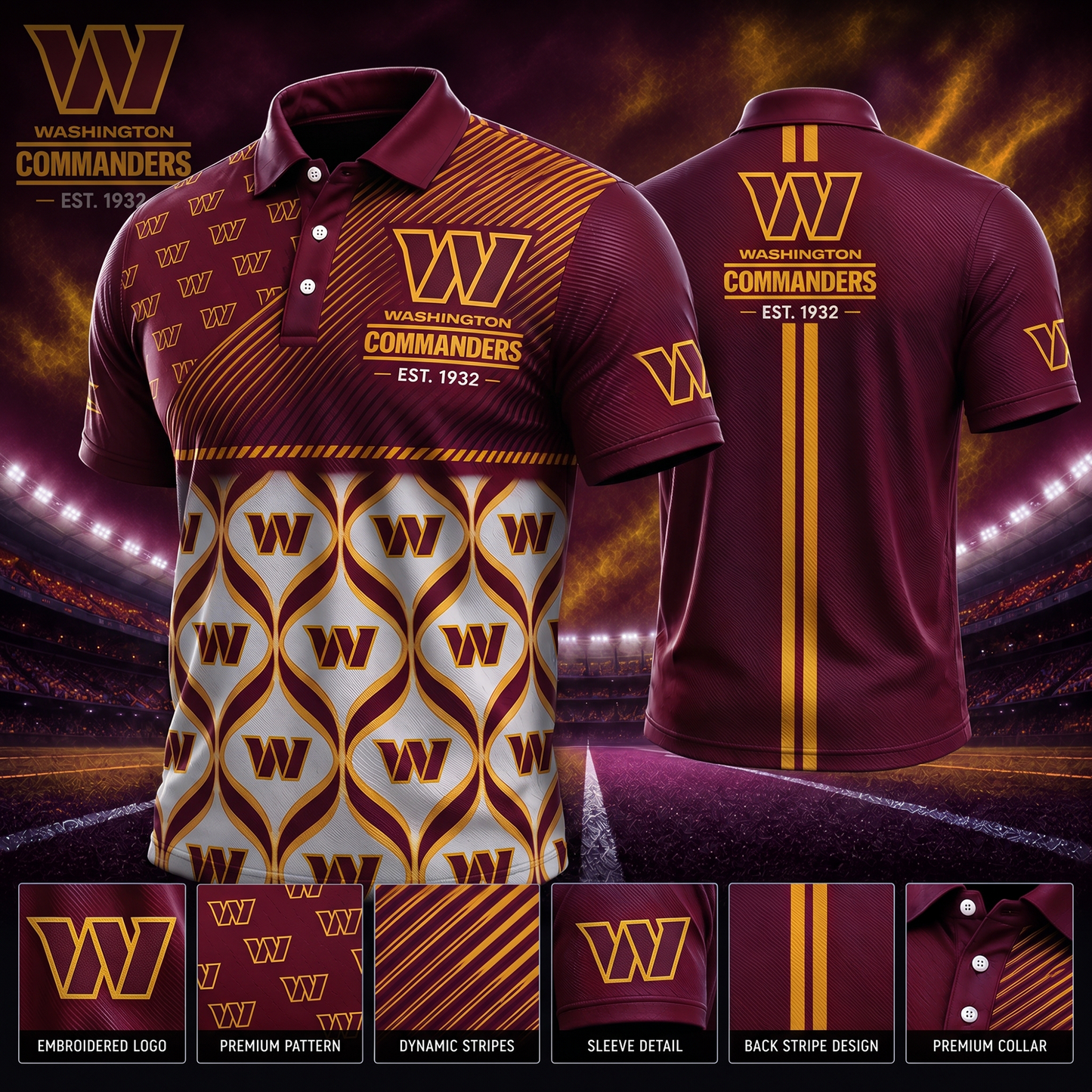 WC_PREMIUM NFL EXCLUSIVE POLO SHIRT LIMITED EDITION 200726