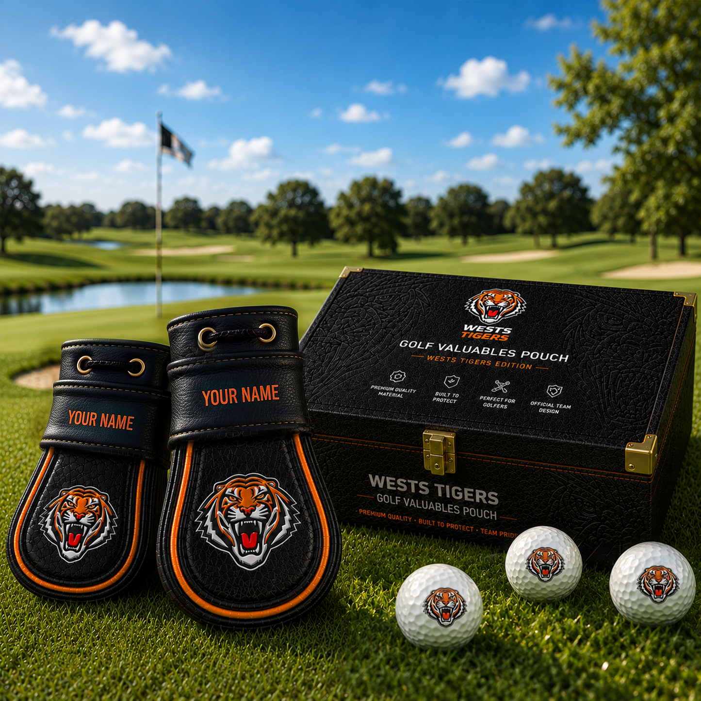 WT_NRL Premium Golf Valuables Pouch
