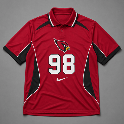 AC Premium NFL Custom Number Sports Style Polo Shirt