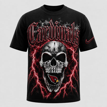 AC Premium NFL Premium Skull Lightning Graphic T-Shirt