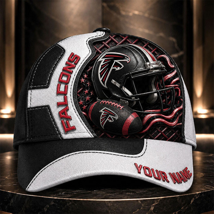 AF _NFL Legacy 3D Premium Leather Cap – Personalized Edition
