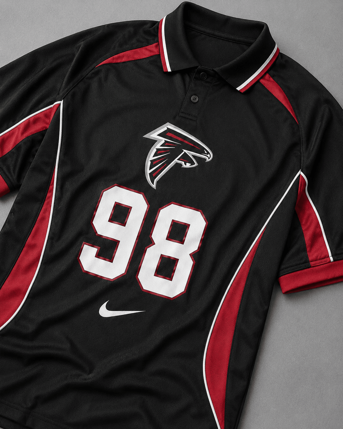AF Premium NFL Custom Number Sports Style Polo Shirt