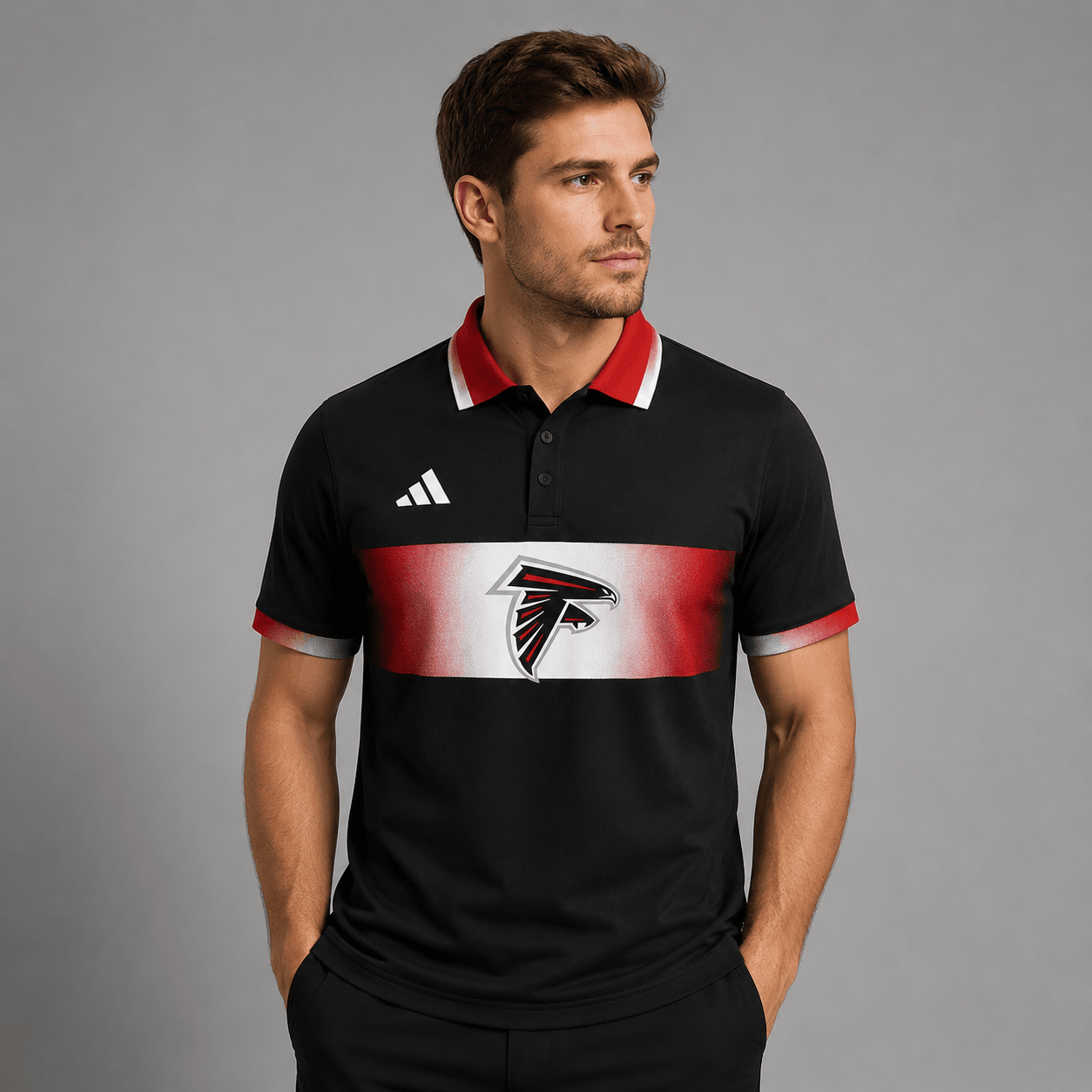 AF Premium NFL Personalized Match Day Polo Shirt