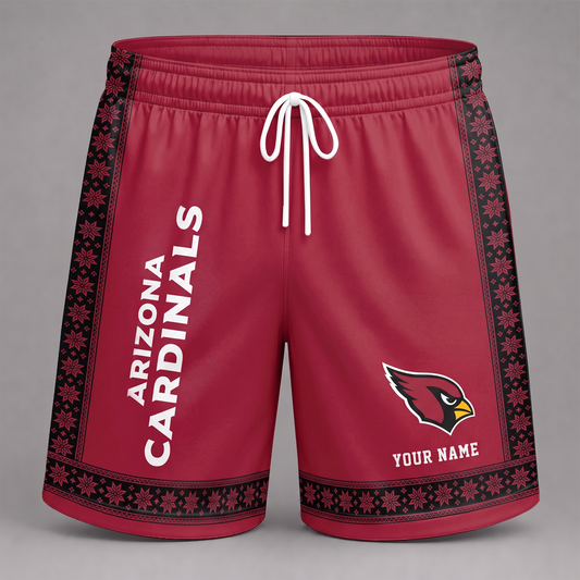 ARI X NFL New Pattern Short Pants Custom Any Name