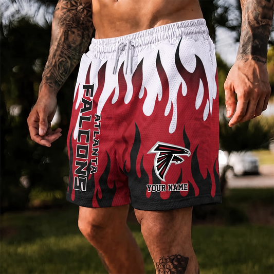 ATL X NFL Flame Shorts