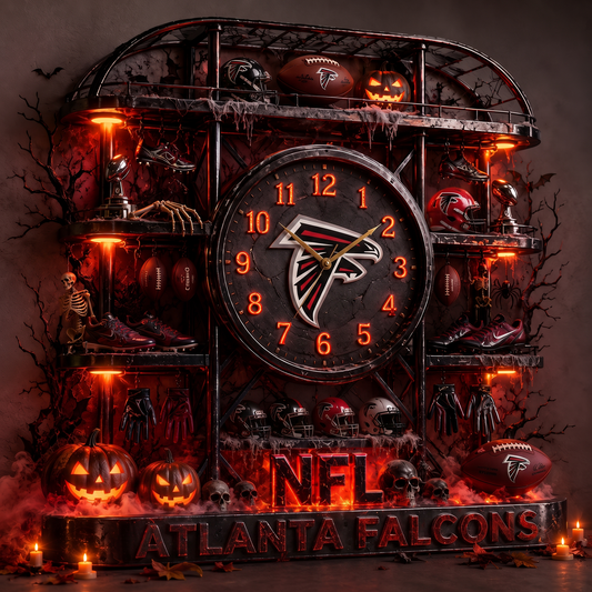 ATL X NFL Haunted Legacy Wall Clock – Halloween Limited Edition