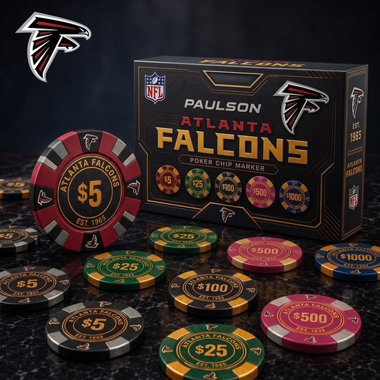 ATL X NFL Personalized Premium Poker Chip Gift