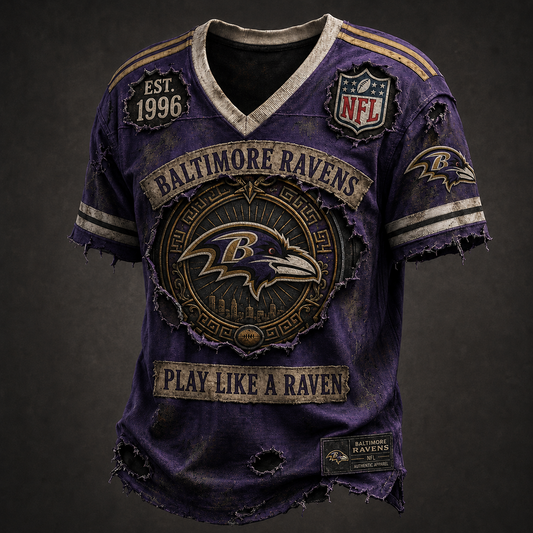 BAL X NFL Exclusive V-Neck T-Shirt 2007