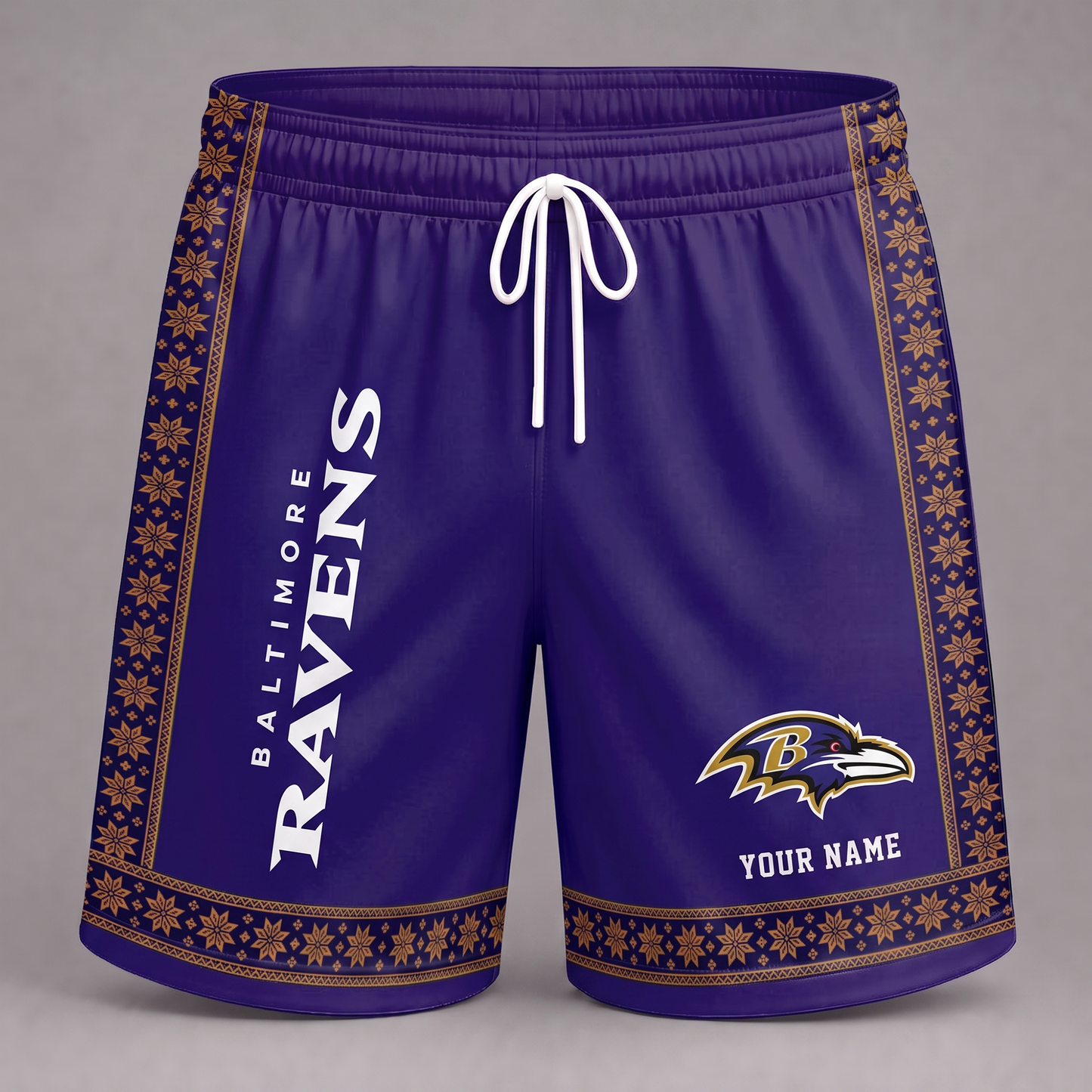 BAL X NFL New Pattern Short Pants Custom Any Name