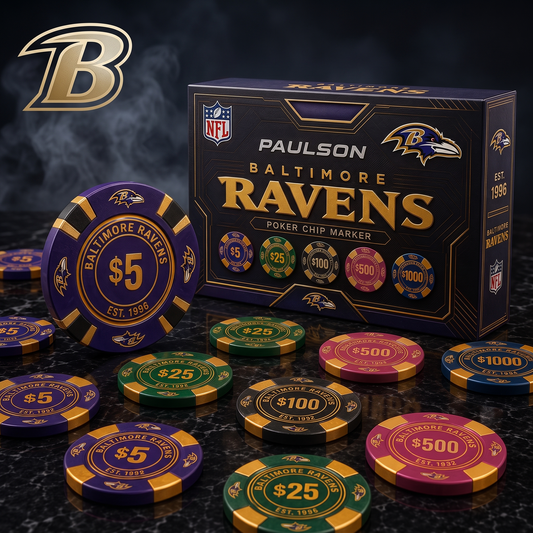 BAL X NFL Personalized Premium Poker Chip Gift