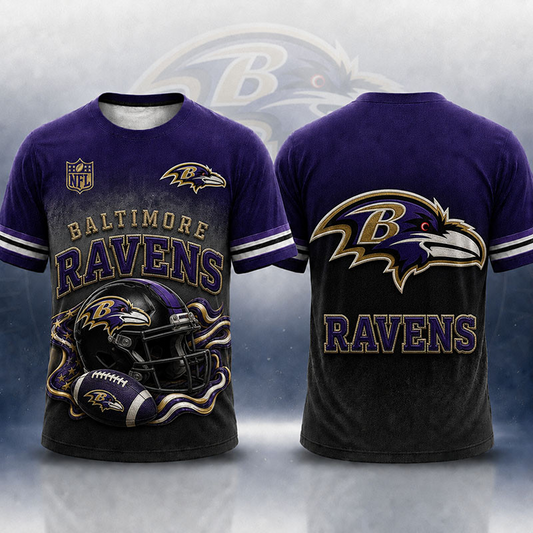 BAL X NFL Premium Victory Series 3D T-Shirt 2107