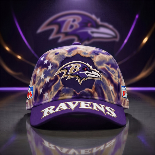 BAL x NFL Game Day Tie Dye Cap