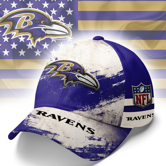 BAL x NFL Grunge Style Team Premium Cap 0207