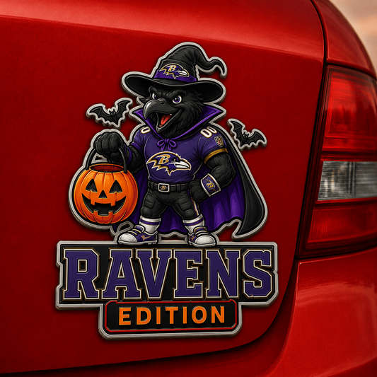 BAL x NFL Halloween Edition Car Namge Badge