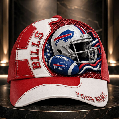 BB _NFL Legacy 3D Premium Leather Cap – Personalized Edition