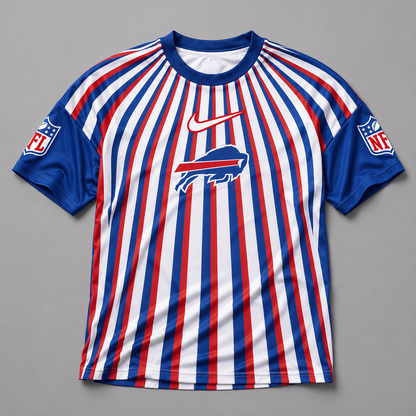 BB Premium NFL Men’s Athletic Vertical Stripe T-Shirt