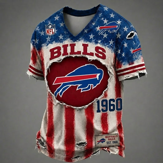 BB x NFL American Flag Luxury Classic T-shirt 252606