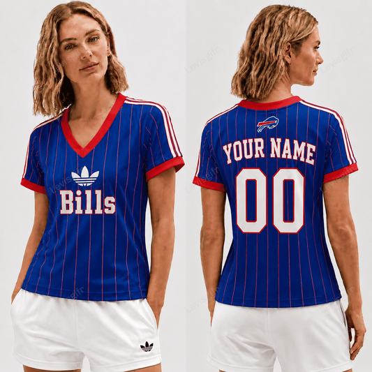 BB x NFL Premium Women V-neck Shirt Personalized Gift For Fan