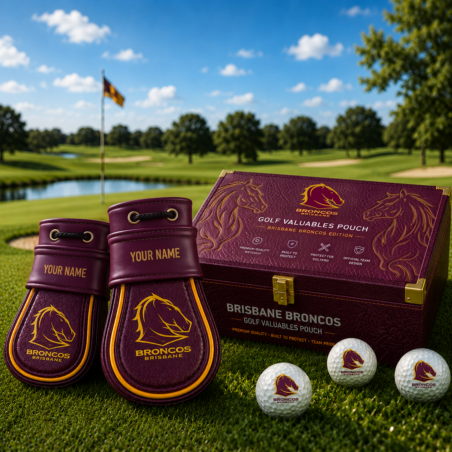 BB_NRL Premium Golf Valuables Pouch