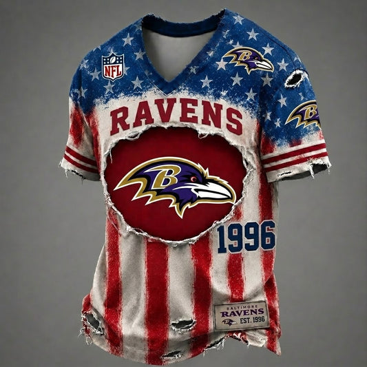 BR x NFL American Flag Luxury Classic T-shirt 252606