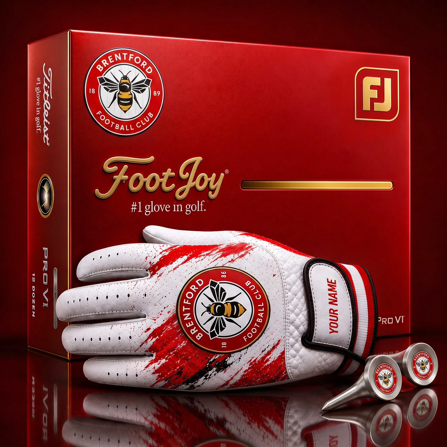 BRE_SIGNATURE EPL DELUXE PERSONALIZED GOLF GLOVE SET LIMITED EDITION