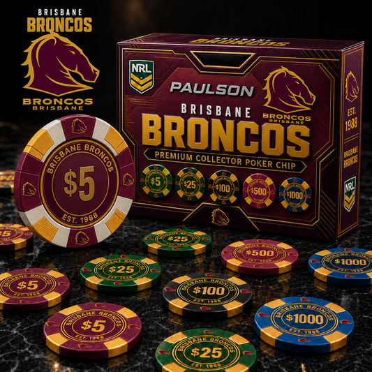 BRI X NRL Personalized Premium Poker Chip Gift