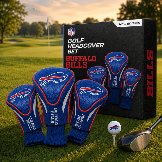 BUF Team Golf NFL 3-Pack Contour Sock Headcovers