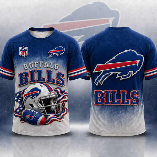 BUF X NFL Premium Victory Series 3D T-Shirt 2107