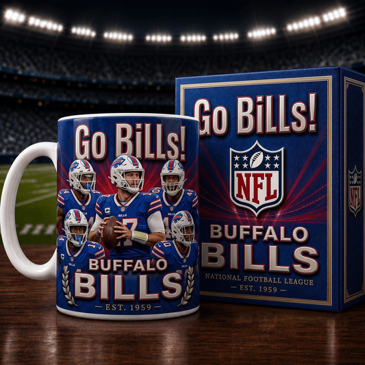 BUF X NFL commemorative ceramic mug 2007