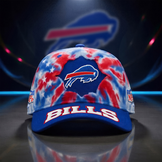 BUF x NFL Game Day Tie Dye Cap