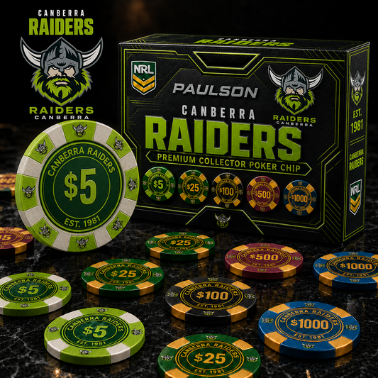 CAN X NRL Personalized Premium Poker Chip Gift