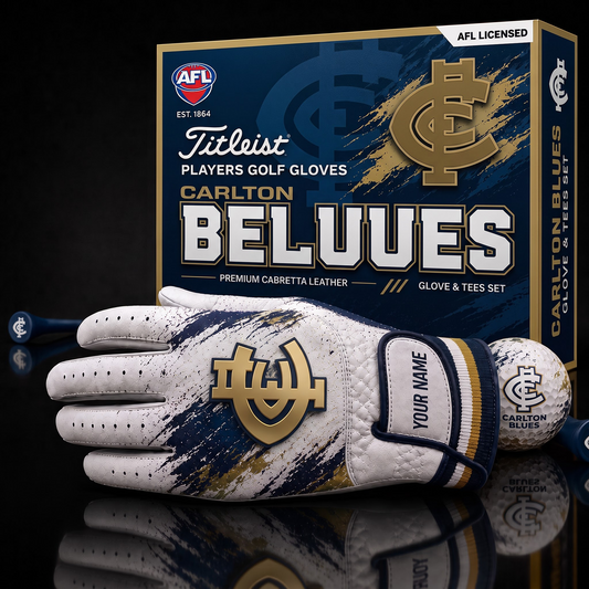 CAR AFL LUXURY PERSONALIZED GOLF GLOVE SET LIMITED EDTION