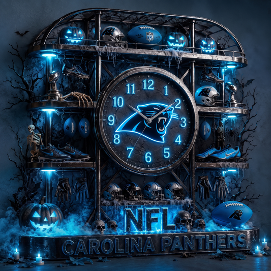 CAR X NFL Haunted Legacy Wall Clock – Halloween Limited Edition