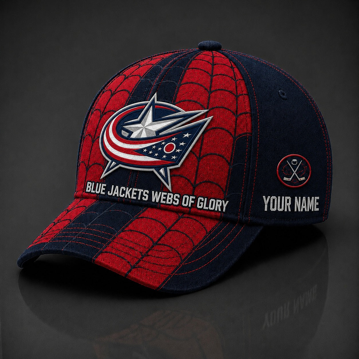 CBJ NHL x Spider Premium Classic Cap Limited Edition Gift for Football Fans