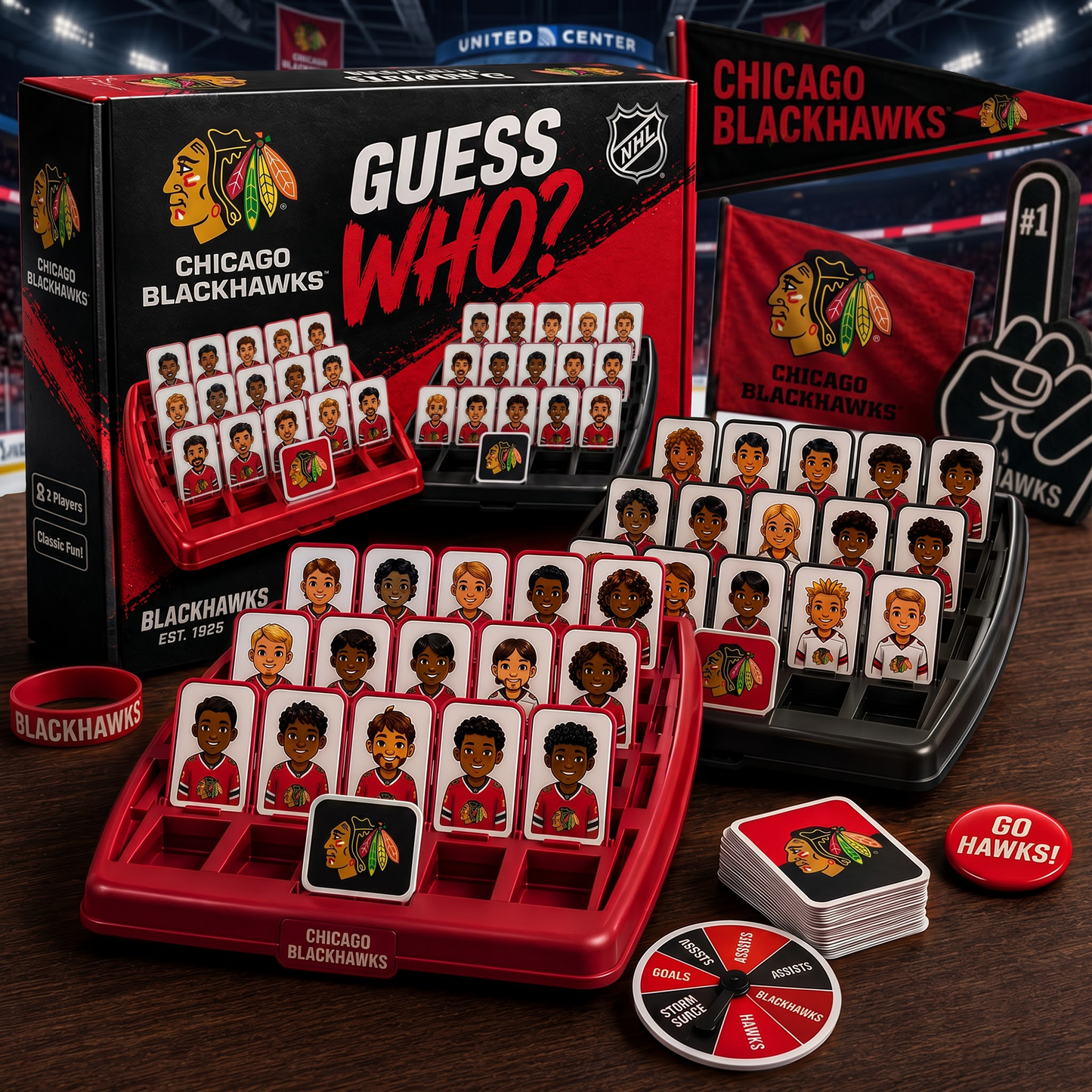 CB_NHL ELITE FAN GUESS WHO BOARD GAME – COLLECTOR EDITION